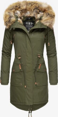 Navahoo Parkas Winterparka Rosinchen Dames Kaki