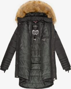 Navahoo Wintermantels Wintermantel Papaya Dames Basaltgrijs -Navahoo 4fee93ee31f574a72035eb77dd9ca3ed