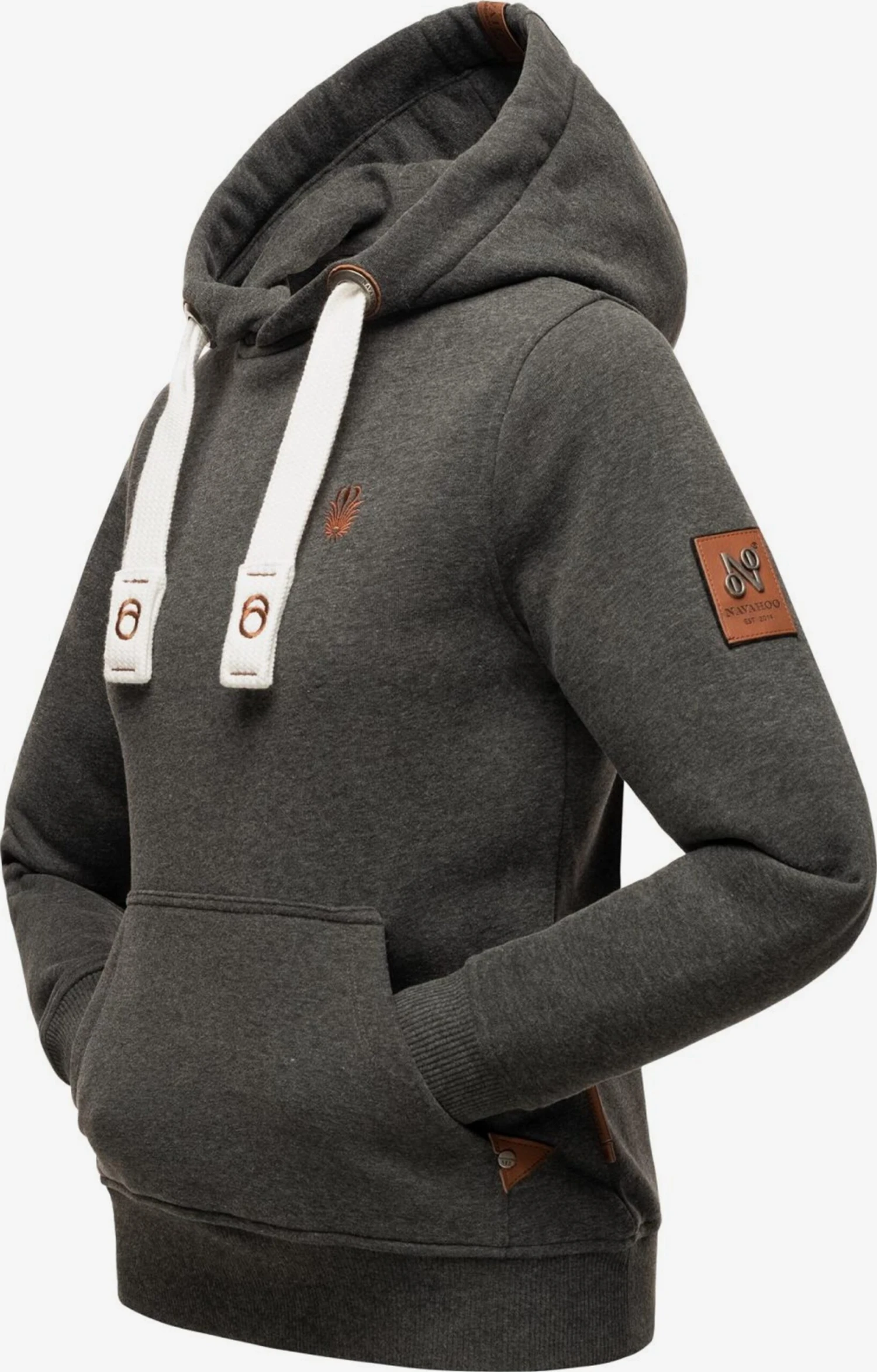 Navahoo Hoodies Sweatshirt Damlaa Dames Grijs Gemêleerd 2 Navahoo Hoodies Sweatshirt Damlaa Dames Grijs Gemêleerd - Afbeelding 2