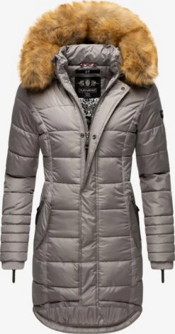 Navahoo Wintermantels Wintermantel Papaya Dames Zilvergrijs