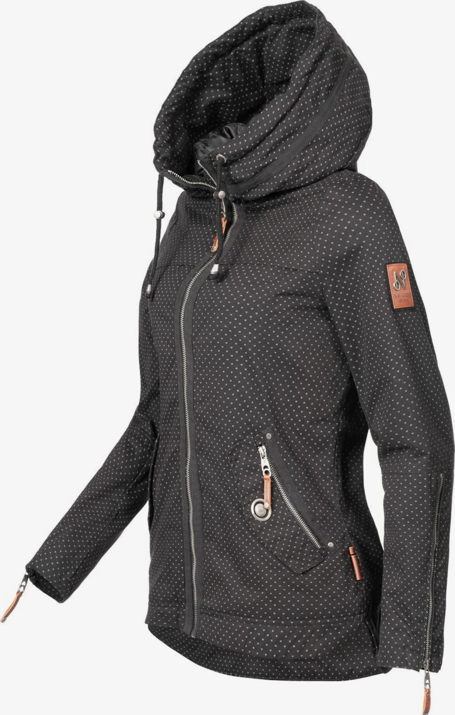 Navahoo Tussenjassen Tussenjas Wekoo Dames Zwart 3 Navahoo Tussenjassen Tussenjas Wekoo Dames Zwart - Afbeelding 3