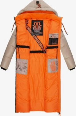 Navahoo Wintermantels Wintermantel Dames Grijs -Navahoo 5511b12080b9bad649765c32c375efa8