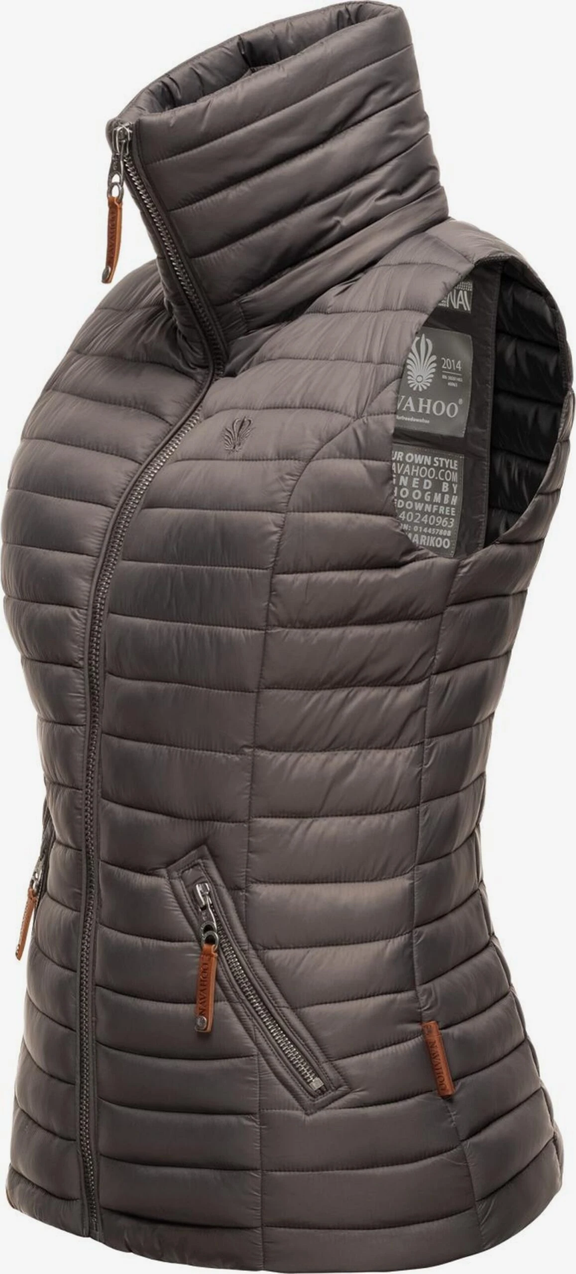 Navahoo Bodywarmers Bodywarmer Shadaa Dames Antraciet 4 Navahoo Bodywarmers Bodywarmer Shadaa Dames Antraciet - Afbeelding 4