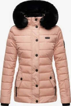 Navahoo Winterjassen Winterjas Milianaa Dames Roze -Navahoo 58970c6abbcf4c1ae8101053e2f08a3c