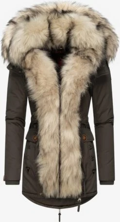 Navahoo Parkas Winterparka Sweety Dames Bruin -Navahoo 5910dd7677242c5edfdd1cba9fa519cd