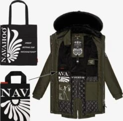 Navahoo Outdoor Jassen Functionele Jas Tiniis Dames Kaki -Navahoo 5962d6e41e93e360ef7ae7ad748cb1b3