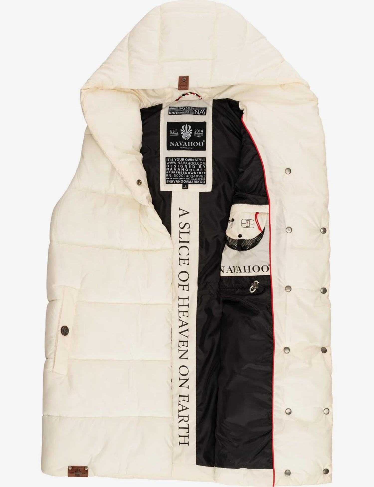 Navahoo Bodywarmers Bodywarmer Madilynaa Dames Offwhite 8 Navahoo Bodywarmers Bodywarmer Madilynaa Dames Offwhite - Afbeelding 8