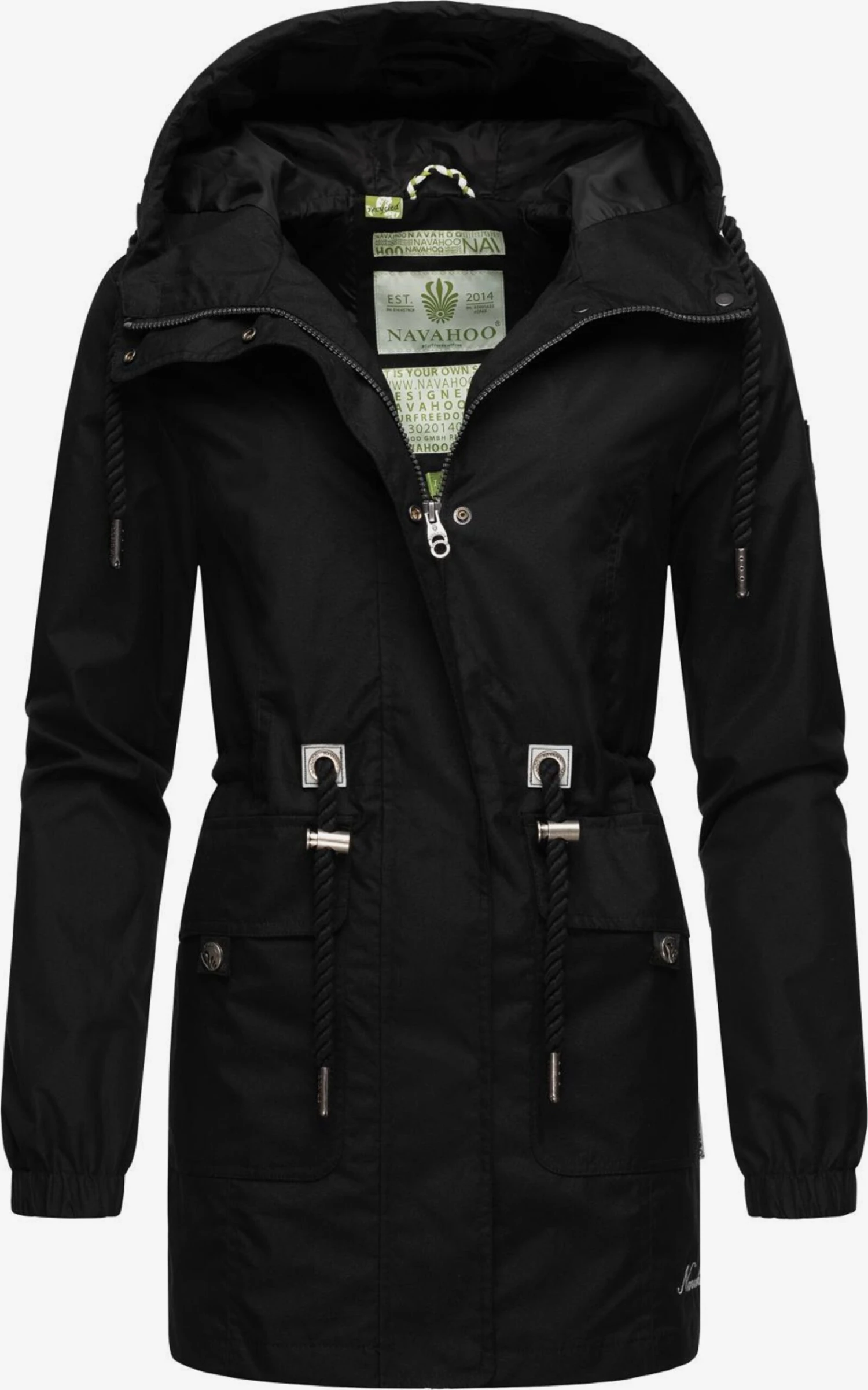 Navahoo Parkas Tussenparka Neophee Dames Zwart 2 Navahoo Parkas Tussenparka Neophee Dames Zwart - Afbeelding 2