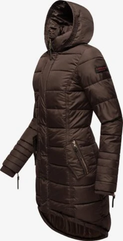 Navahoo Wintermantels Wintermantel Papaya Dames Kastanjebruin -Navahoo 5bb7e90e26a95c2badf0fde40bafdcd8