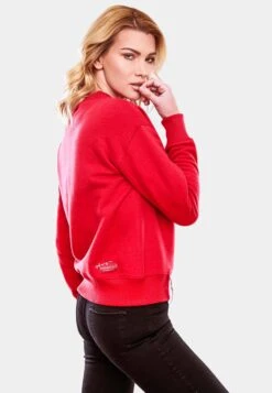 Navahoo Sweatshirts Sweatshirt Dames Rood -Navahoo 5f70f683f91cf0f86e0daea3550a4cc3
