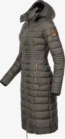 Navahoo Wintermantels Wintermantel Umay Dames Aardetinten -Navahoo 633d05c995342aa22fcbff5e027b84b2