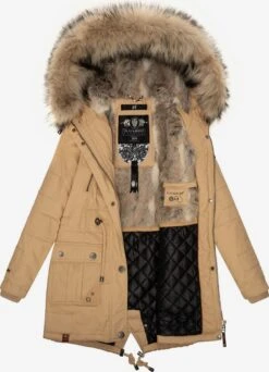 Navahoo Parkas Winterparka Honigfee Dames Lichtbeige -Navahoo 63eab1ae531ed387b274783e25d9cbc6
