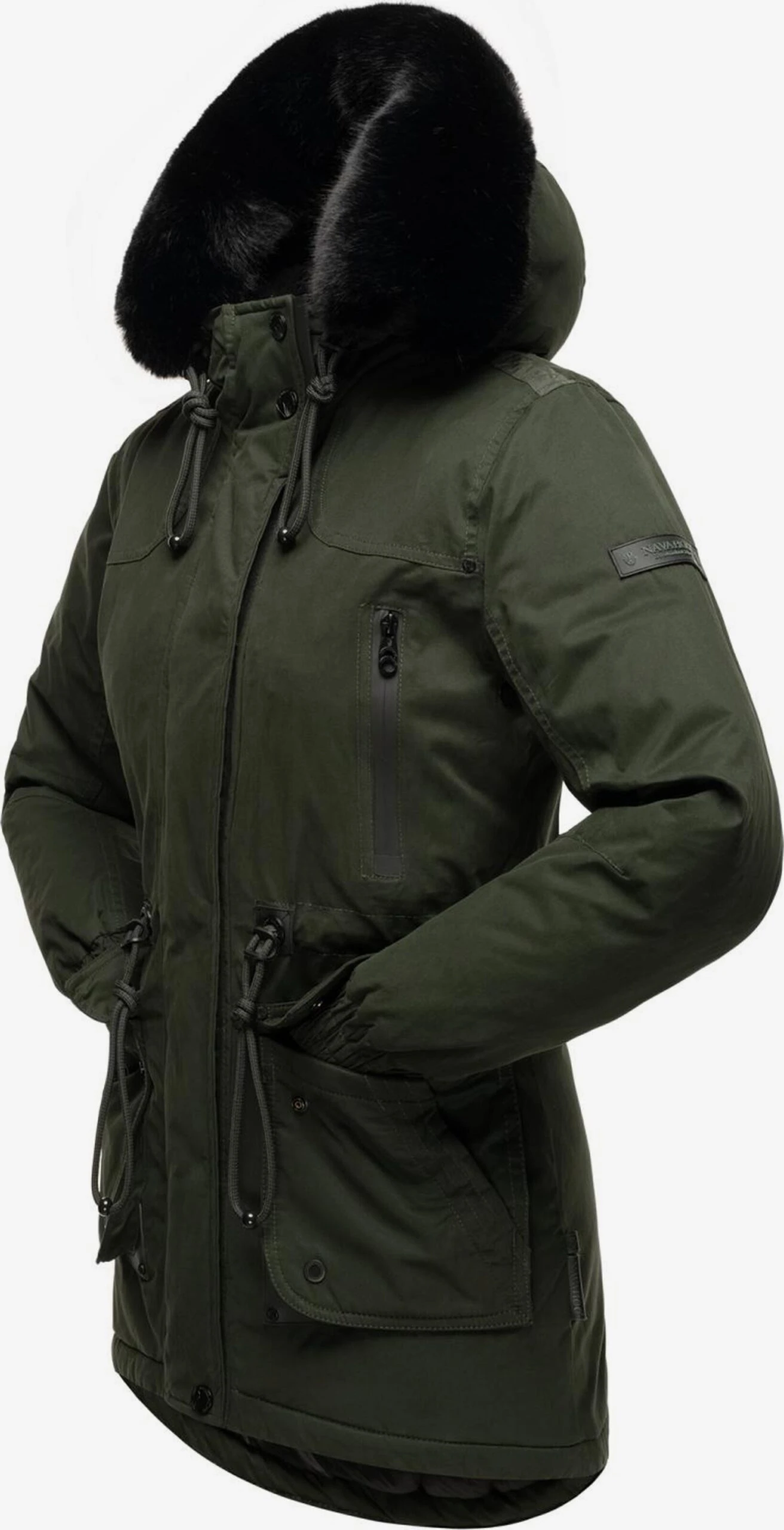 Navahoo Parkas Winterparka Dames Olijfgroen 5 Navahoo Parkas Winterparka Dames Olijfgroen - Afbeelding 5
