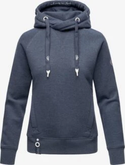 Navahoo Hoodies Sweatshirt Liebesmäuschen Dames Duifblauw