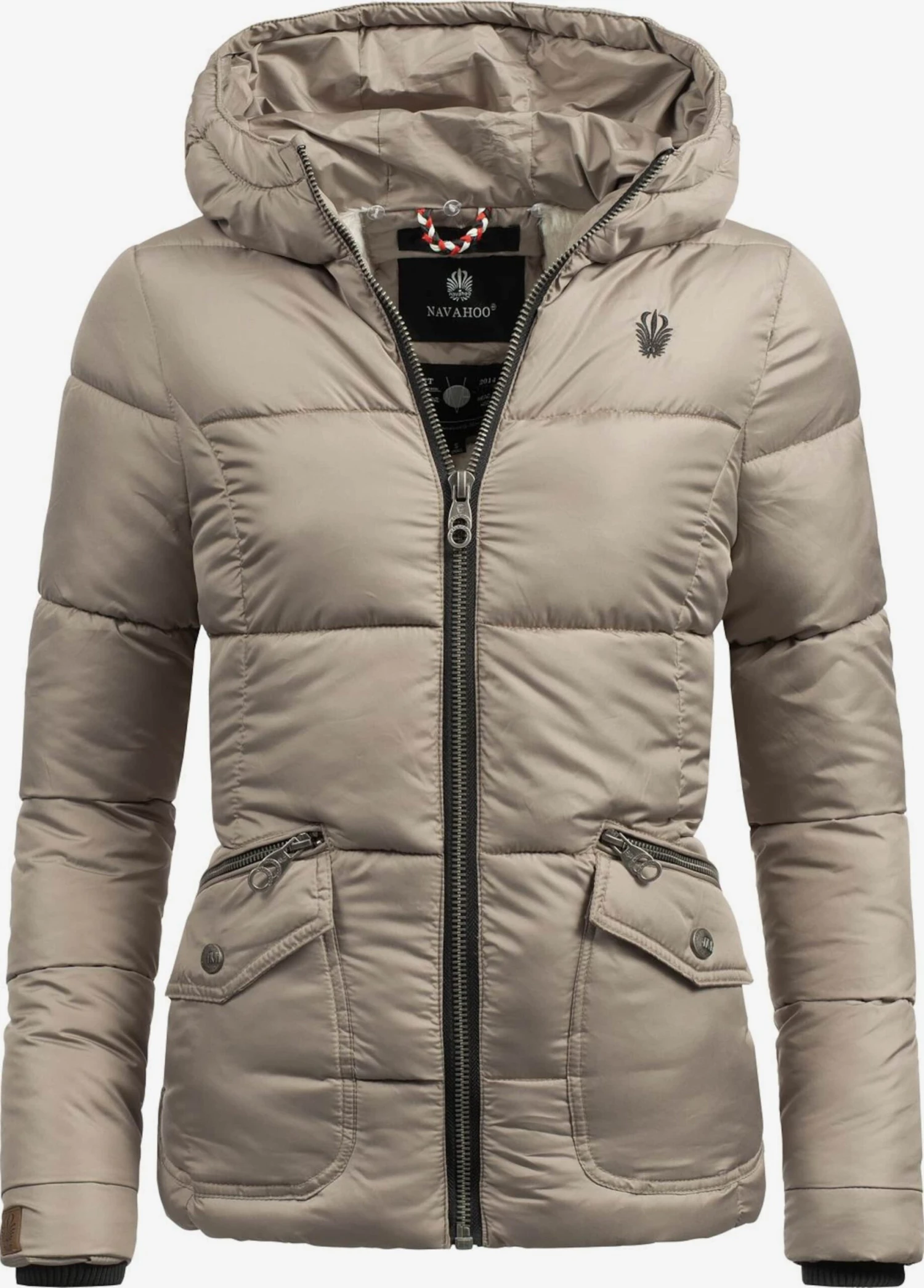 Navahoo Winterjassen Winterjas Megan Dames Beige 4 Navahoo Winterjassen Winterjas Megan Dames Beige - Afbeelding 4