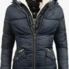 Navahoo Winterjassen Winterjas Megan Dames Donkerblauw