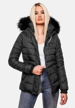 Navahoo Winterjassen Winterjas Zuckerbiene Dames Zwart -Navahoo 6c4406e82dbd6efc5bdd8d11b0522fe0