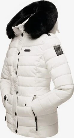 Navahoo Winterjassen Winterjas Milianaa Dames Wit -Navahoo 6e43c79a8bab3457ed3dfb75e3eef32e
