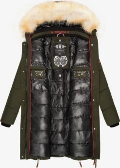 Navahoo Wintermantels Wintermantel Halina Dames Olijfgroen -Navahoo 7033db4ec5715ebaa64b9c9e68f5e67c