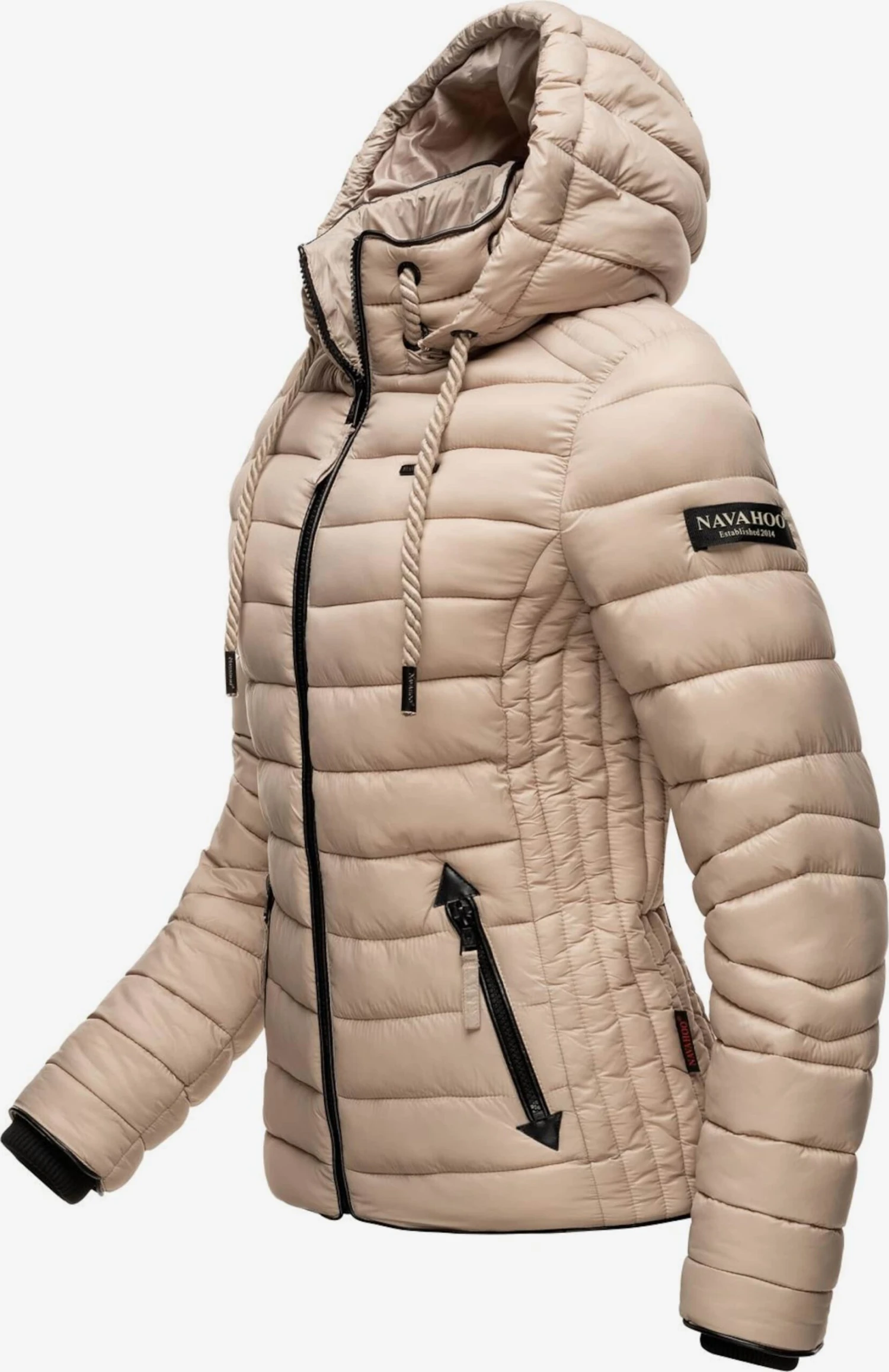 Navahoo Tussenjassen Tussenjas Lulana Dames Taupe 3 Navahoo Tussenjassen Tussenjas Lulana Dames Taupe - Afbeelding 3