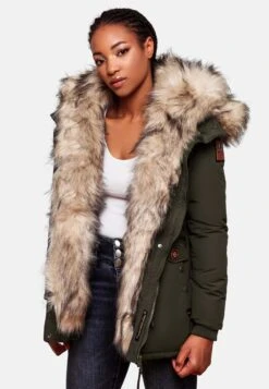 Navahoo Parkas Winterparka Sweety Dames Olijfgroen 17 Navahoo Parkas Winterparka Sweety Dames Olijfgroen -Navahoo 72e291e87fc91e3e43759afd43d6f564