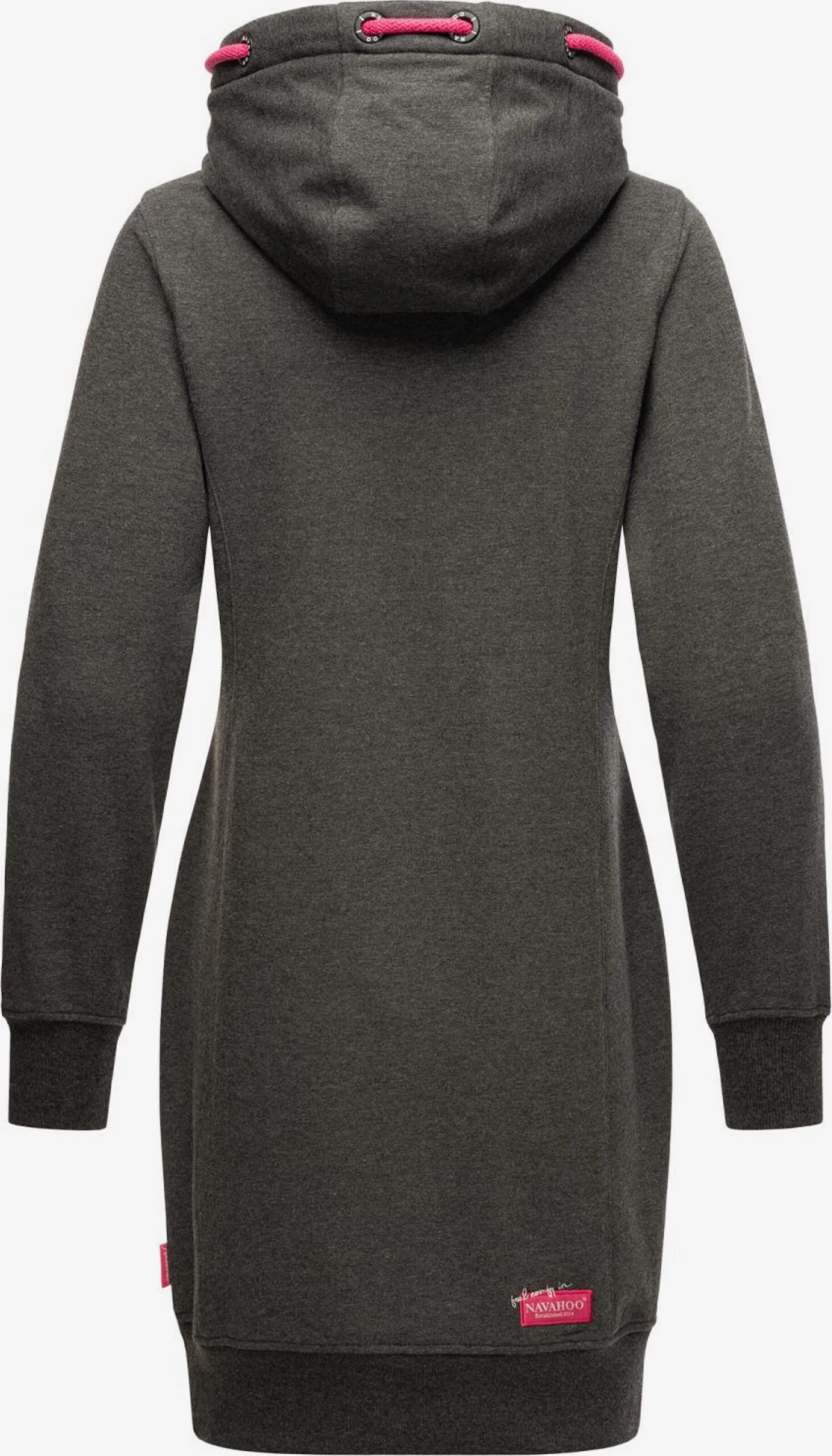 Navahoo Mini Jurken Jurk Dames Donkergrijs 3 Navahoo Mini Jurken Jurk Dames Donkergrijs - Afbeelding 3