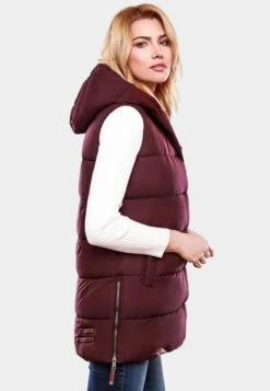 Navahoo Bodywarmers Bodywarmer Madilynaa Dames Bordeaux -Navahoo 73398fc579c42fa58d9e12e4dadbdd55