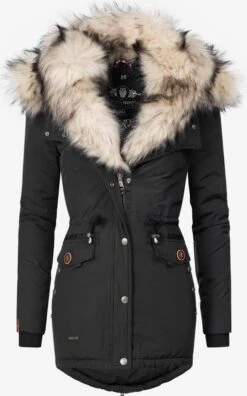 Navahoo Parkas Winterparka Sweety Dames Zwart