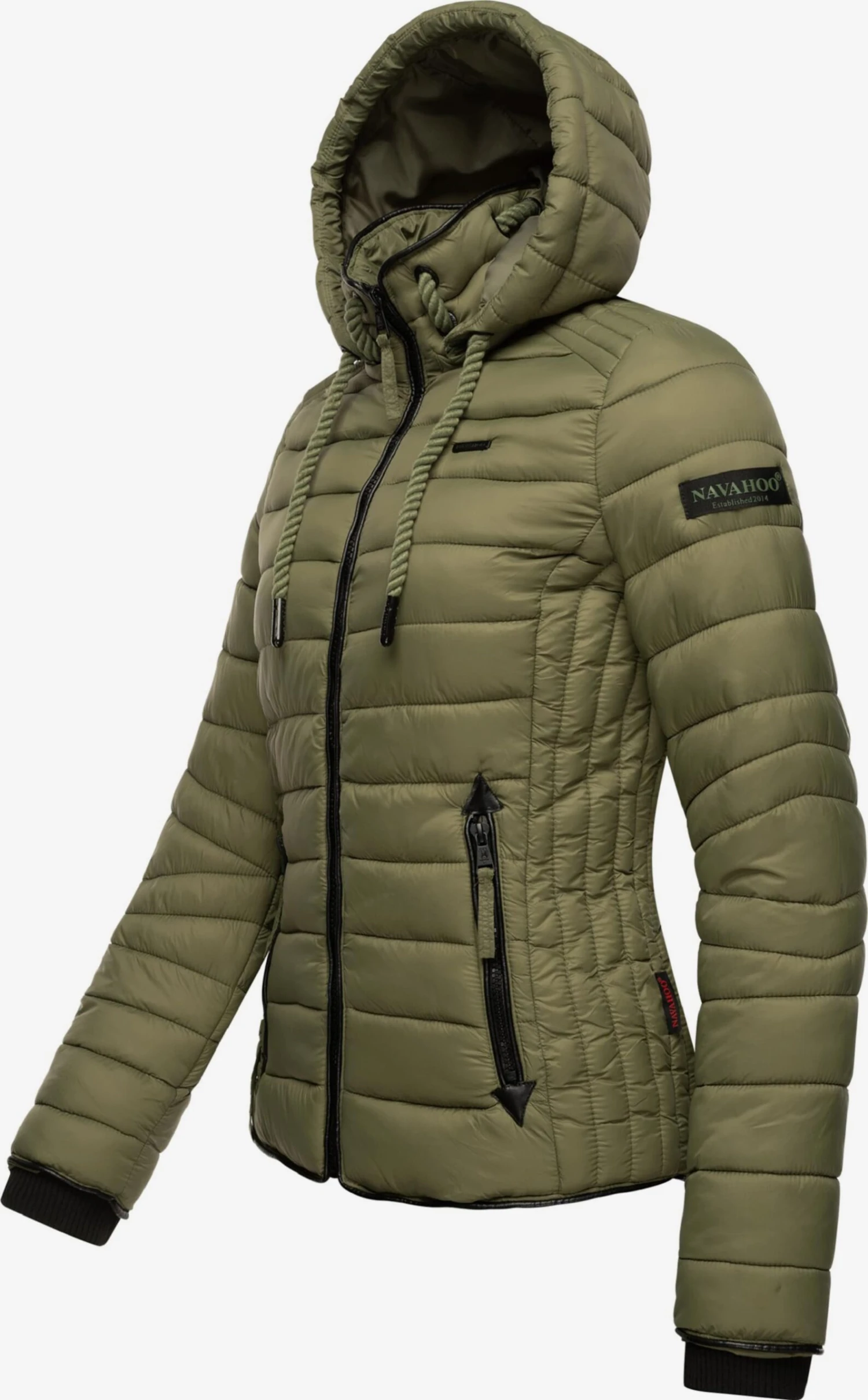 Navahoo Tussenjassen Tussenjas Lulana Dames Olijfgroen 2 Navahoo Tussenjassen Tussenjas Lulana Dames Olijfgroen - Afbeelding 2