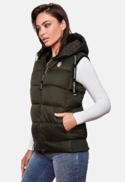 Navahoo Bodywarmers Bodywarmer Kassidy Dames Kaki -Navahoo 7566a19a62cdf2010bbf8b7e267ac424