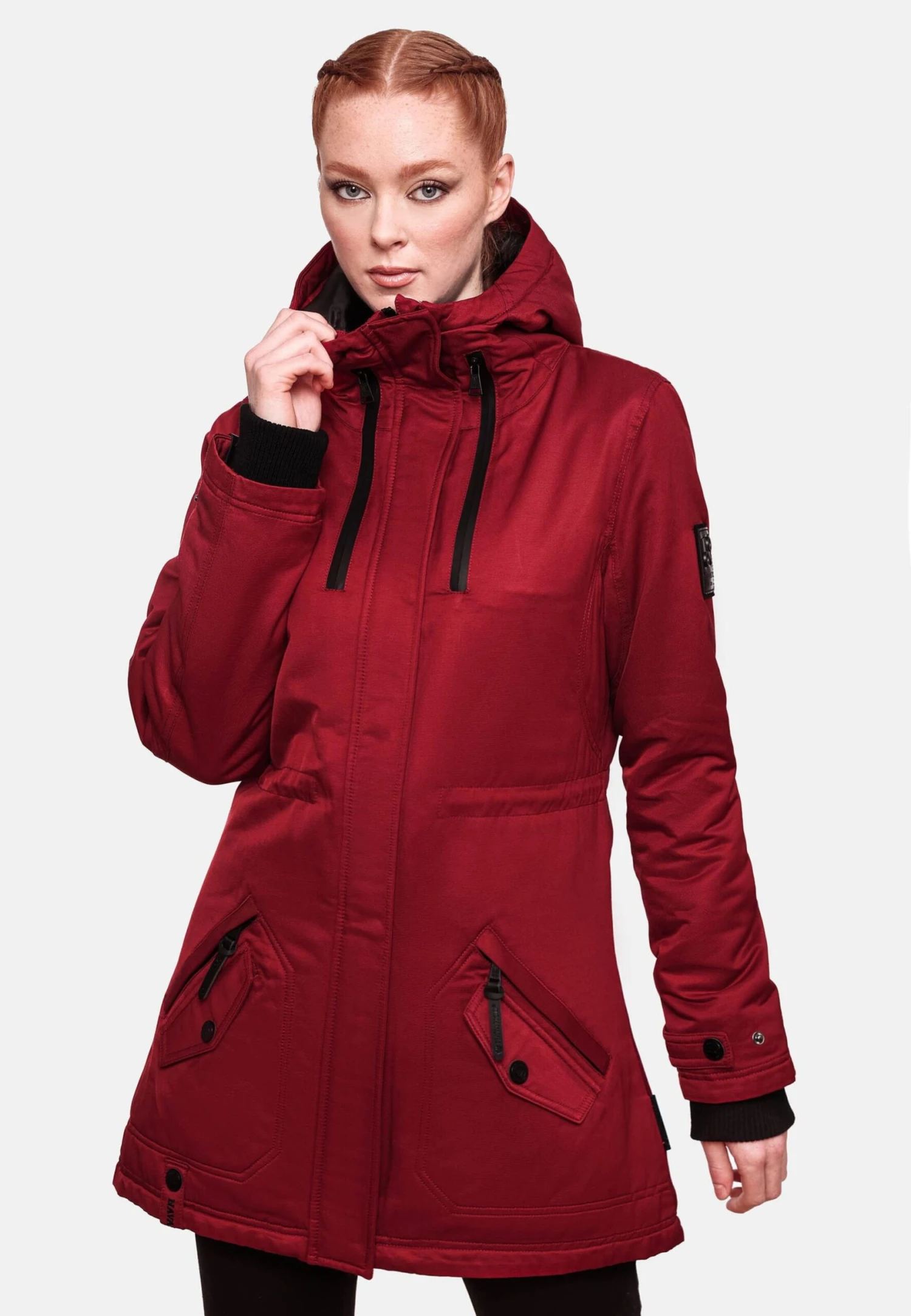 Navahoo Parkas Winterparka Dames Rood 6 Navahoo Parkas Winterparka Dames Rood - Afbeelding 6