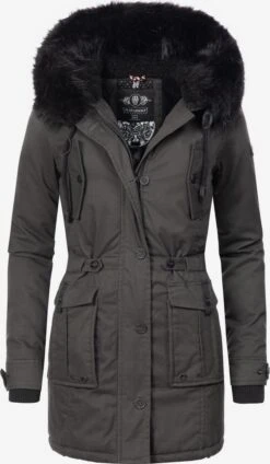 Navahoo Parkas Winterparka Luluna Dames Donkergrijs