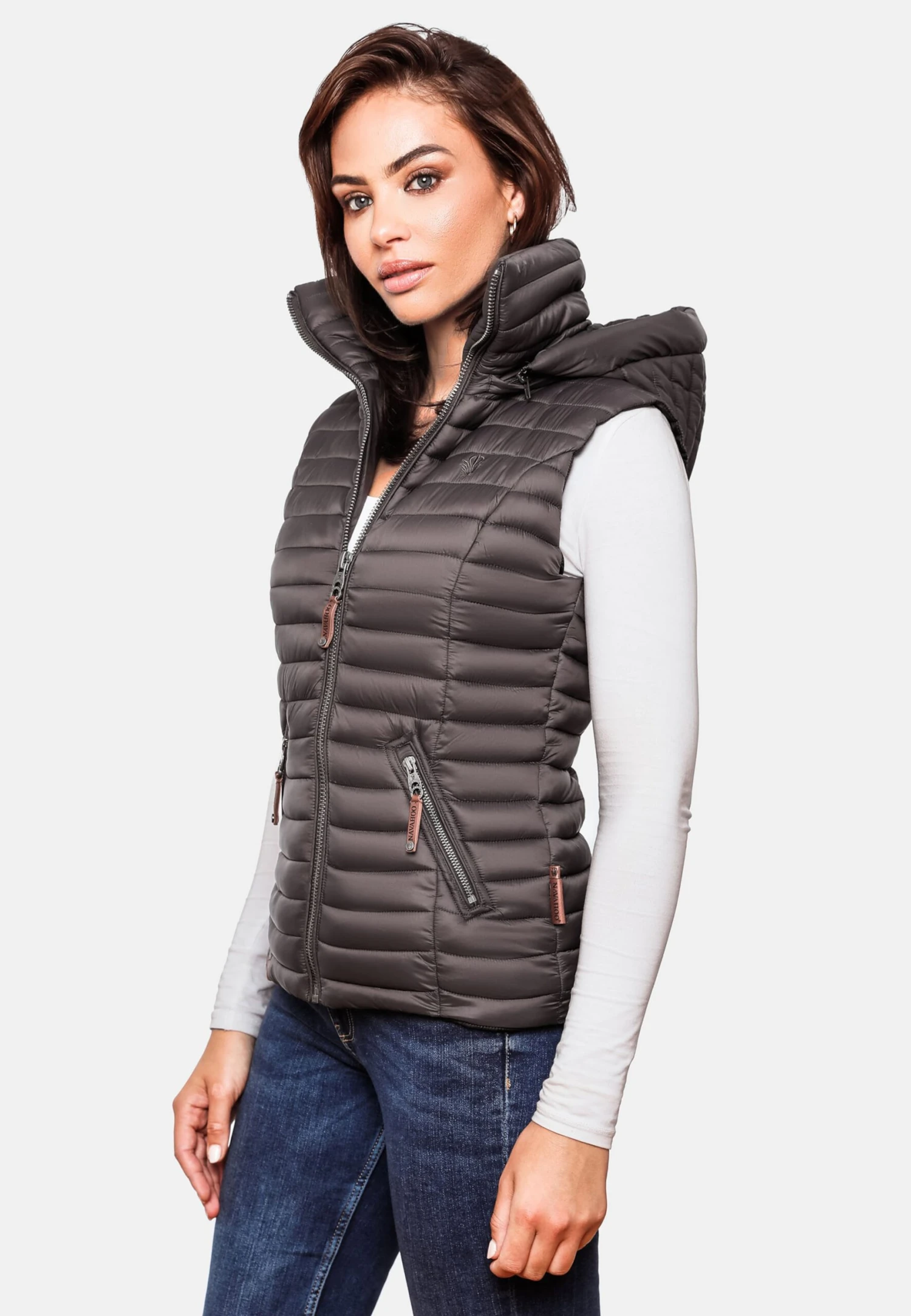 Navahoo Bodywarmers Bodywarmer Shadaa Dames Antraciet 6 Navahoo Bodywarmers Bodywarmer Shadaa Dames Antraciet - Afbeelding 6