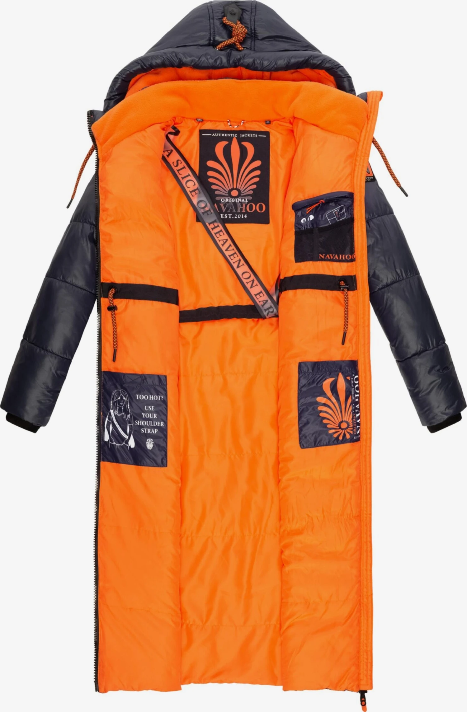 Navahoo Wintermantels Wintermantel Schmuseengel Dames Navy 5 Navahoo Wintermantels Wintermantel Schmuseengel Dames Navy - Afbeelding 5