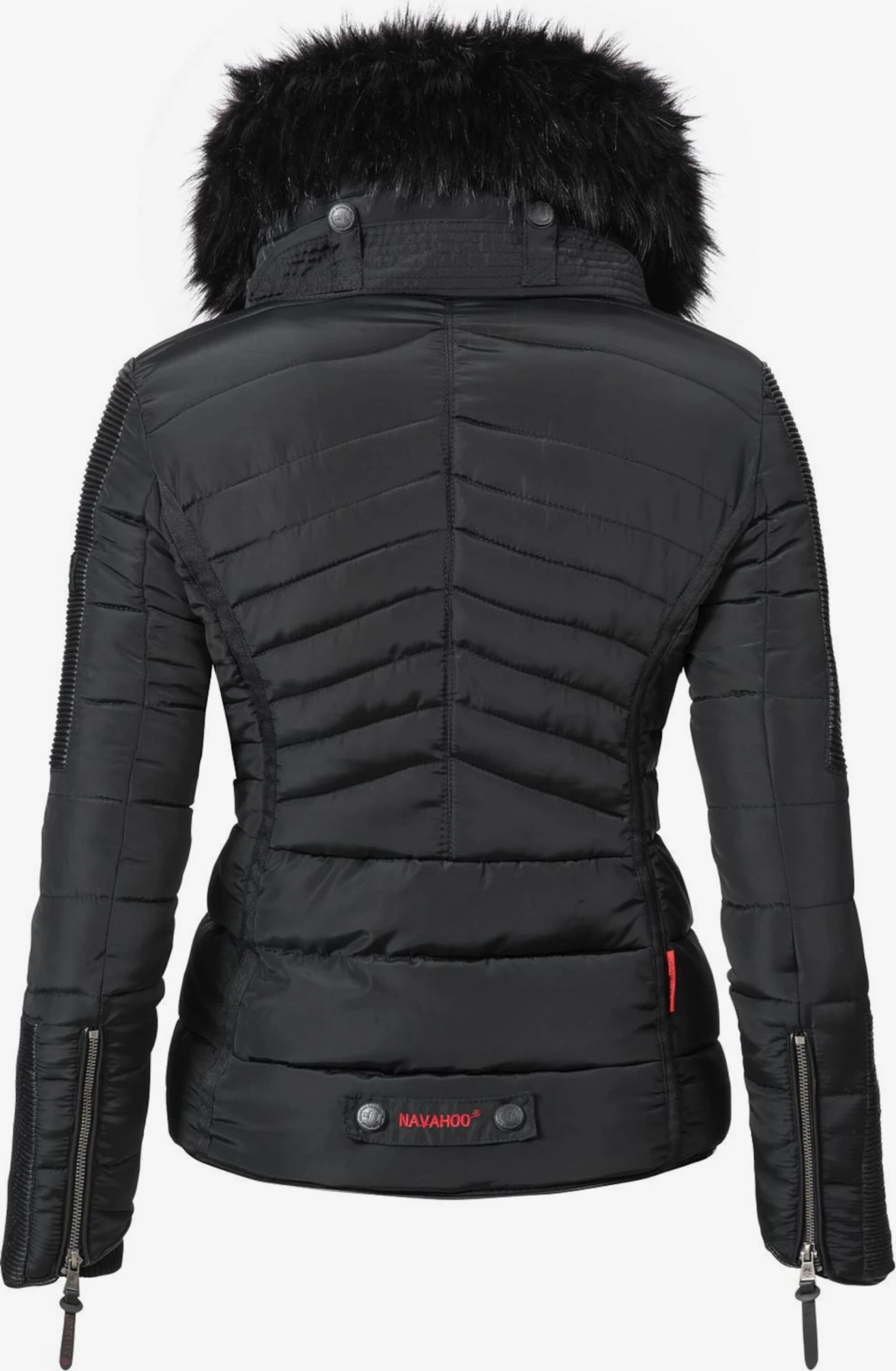 Navahoo Winterjassen Winterjas Yuki Dames Zwart 2 Navahoo Winterjassen Winterjas Yuki Dames Zwart - Afbeelding 2