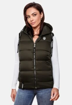 Navahoo Bodywarmers Bodywarmer Kassidy Dames Kaki -Navahoo 814db688a1b0738d62f8cf40ecac43c2