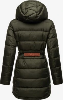 Navahoo Wintermantels Wintermantel Daliee Dames Donkergroen -Navahoo 85f52993a11bb60a5e913cfd09d66033