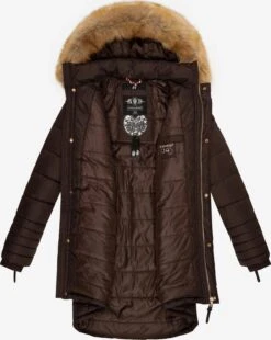 Navahoo Wintermantels Wintermantel Papaya Dames Kastanjebruin -Navahoo 8725dcaea56fd95093d16882ff6536d9