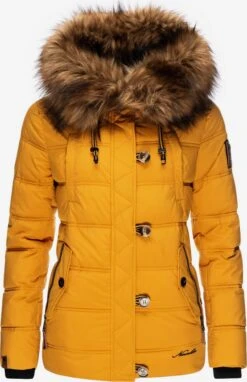 Navahoo Winterjassen Winterjas Zoja Dames Geel -Navahoo 88a615eaba944910aded17fa047f3bec