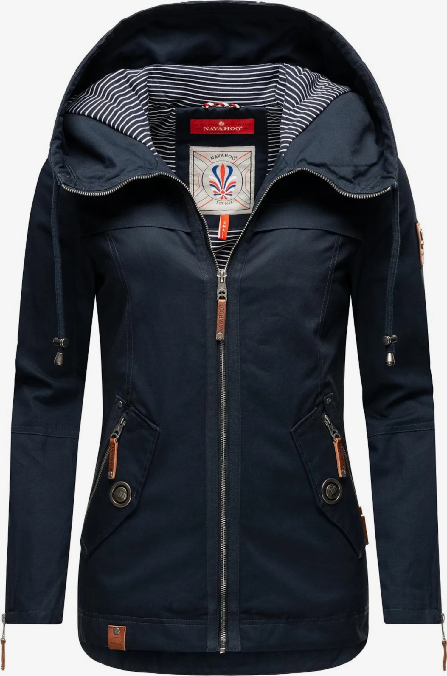 Navahoo Tussenjassen Tussenjas Wekoo Dames Navy 2 Navahoo Tussenjassen Tussenjas Wekoo Dames Navy - Afbeelding 2