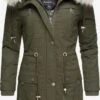 Navahoo Parkas Winterparka Honigfee Dames Kaki