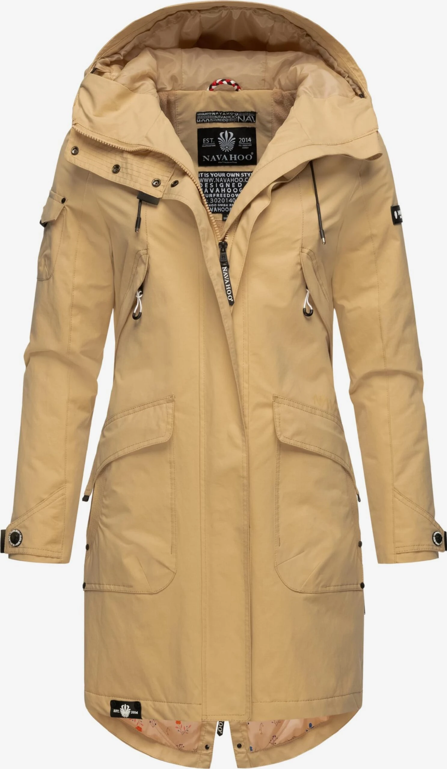 Navahoo Outdoor Jassen Functionele Jas Pfefferschote Dames Beige 1 Navahoo Outdoor Jassen Functionele Jas Pfefferschote Dames Beige