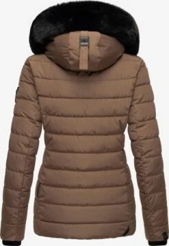 Navahoo Winterjassen Winterjas Milianaa Dames Sepia -Navahoo 8f485322bea1951c48b225b7bc678535