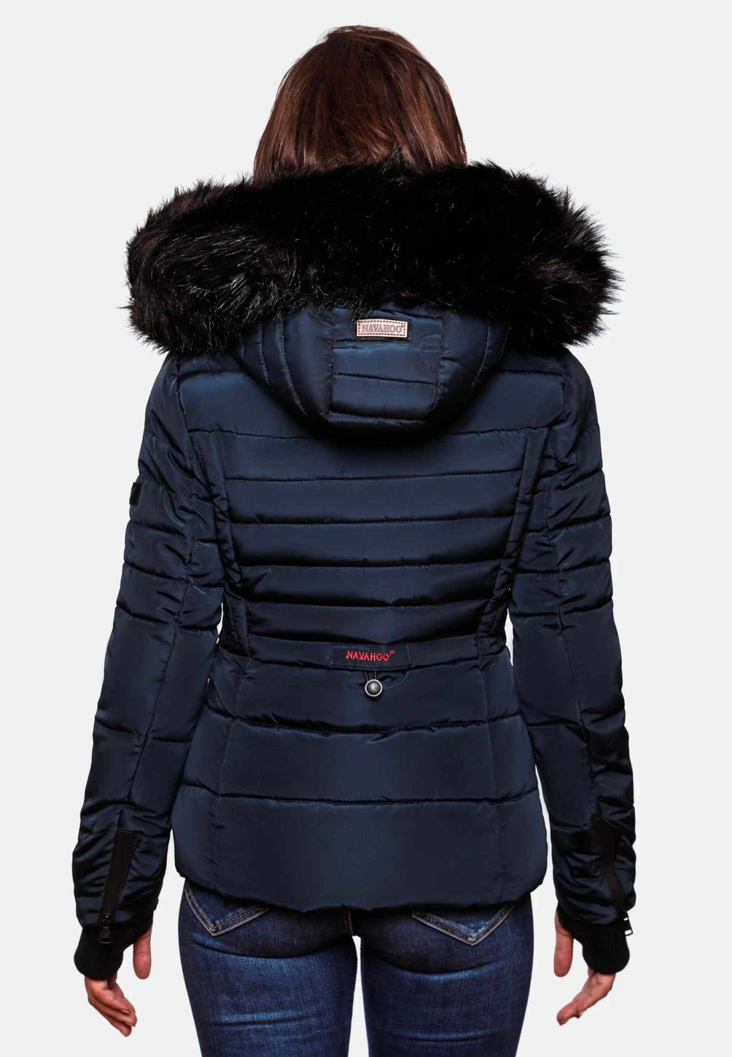 Navahoo Winterjassen Winterjas Adele Dames Donkerblauw 6 Navahoo Winterjassen Winterjas Adele Dames Donkerblauw - Afbeelding 6