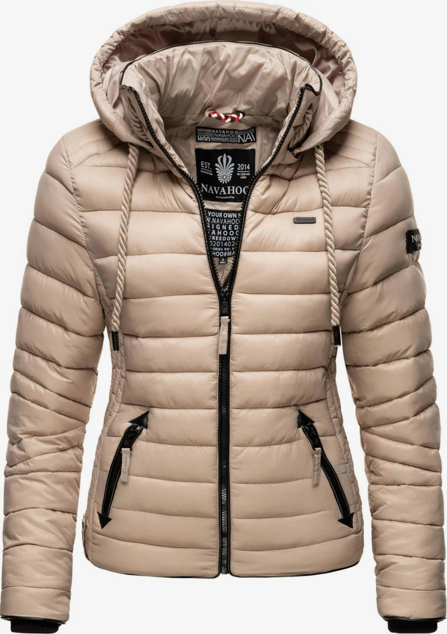 Navahoo Tussenjassen Tussenjas Lulana Dames Taupe 1 Navahoo Tussenjassen Tussenjas Lulana Dames Taupe