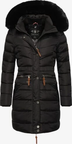Navahoo Wintermantels Wintermantel Paula Dames Zwart