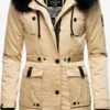 Navahoo Parkas Winterparka Luluna Dames Beige