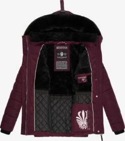 Navahoo Winterjassen Winterjas Milianaa Dames Aubergine -Navahoo 9d767e33859b939a058c53a6e0e6cdaa