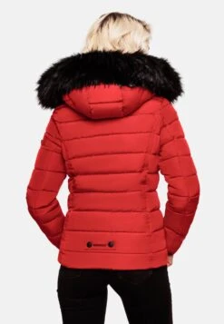 Navahoo Winterjassen Winterjas Miamor Dames Rood -Navahoo 9dcd9dcfc16401b97e209dbaf9415bc8