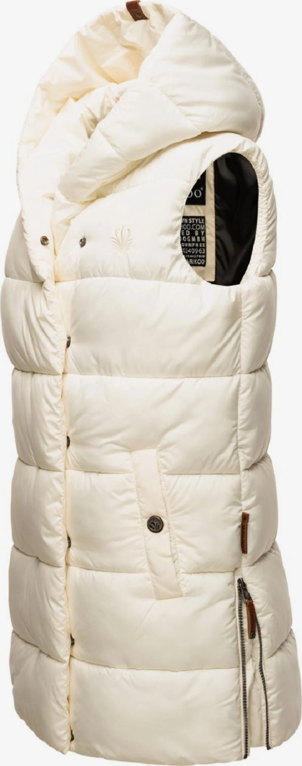 Navahoo Bodywarmers Bodywarmer Madilynaa Dames Offwhite 2 Navahoo Bodywarmers Bodywarmer Madilynaa Dames Offwhite - Afbeelding 2
